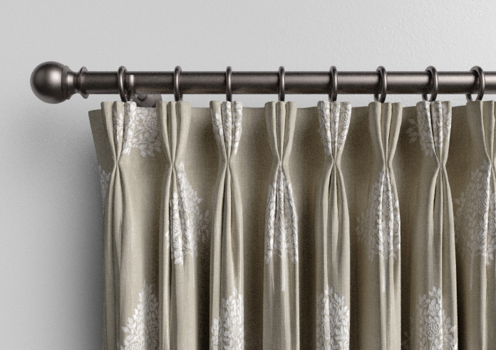 William Morris At Home Marigold Tree Embroidery, Linen - Made to Measure Curtains - Image 11